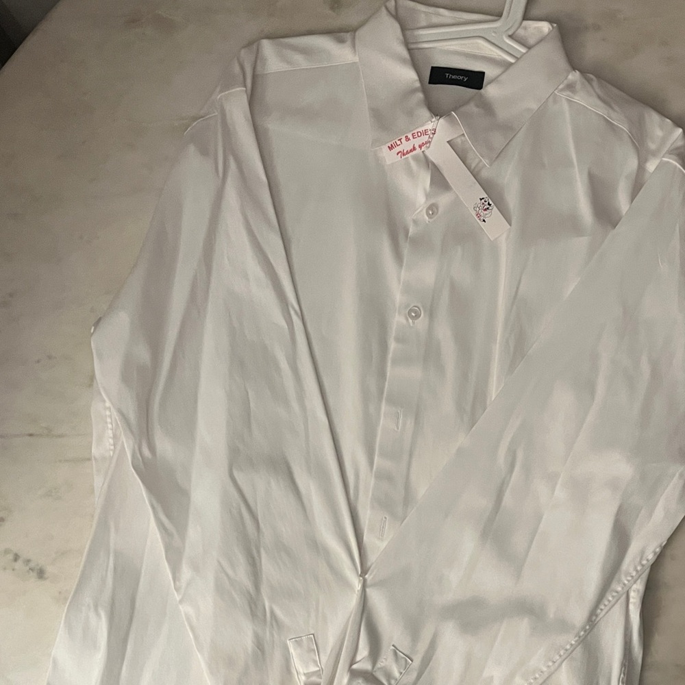 Theory White Dress Shirt for Men